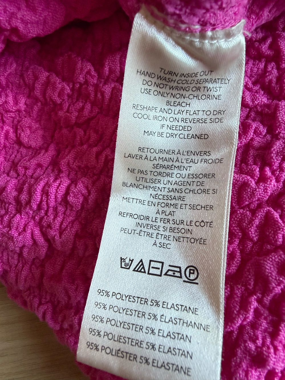 Maeve Pink Textured Popcorn Tee.NWOT - Picture 9 of 11